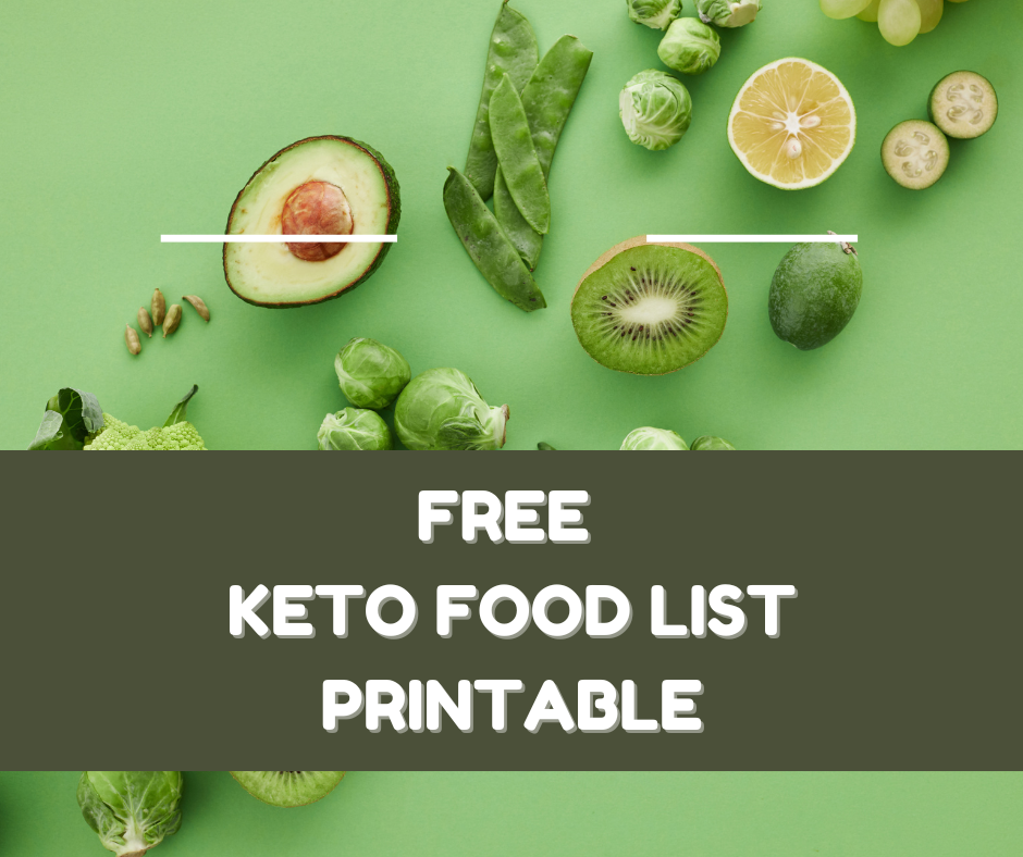 printable keto food list